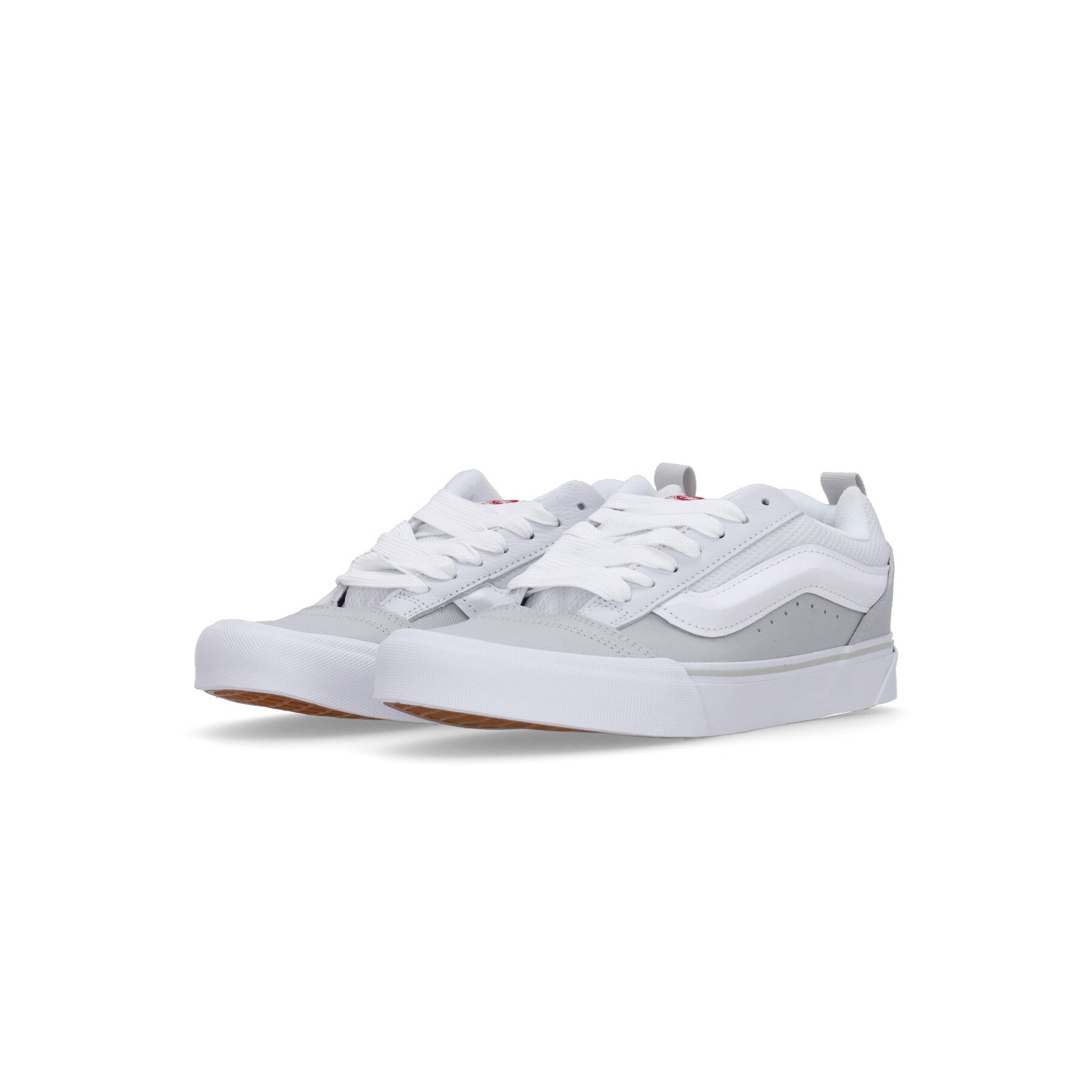 Scarpa Bassa Uomo Knu Skool Retro Skate White/red VN0009QCYF91