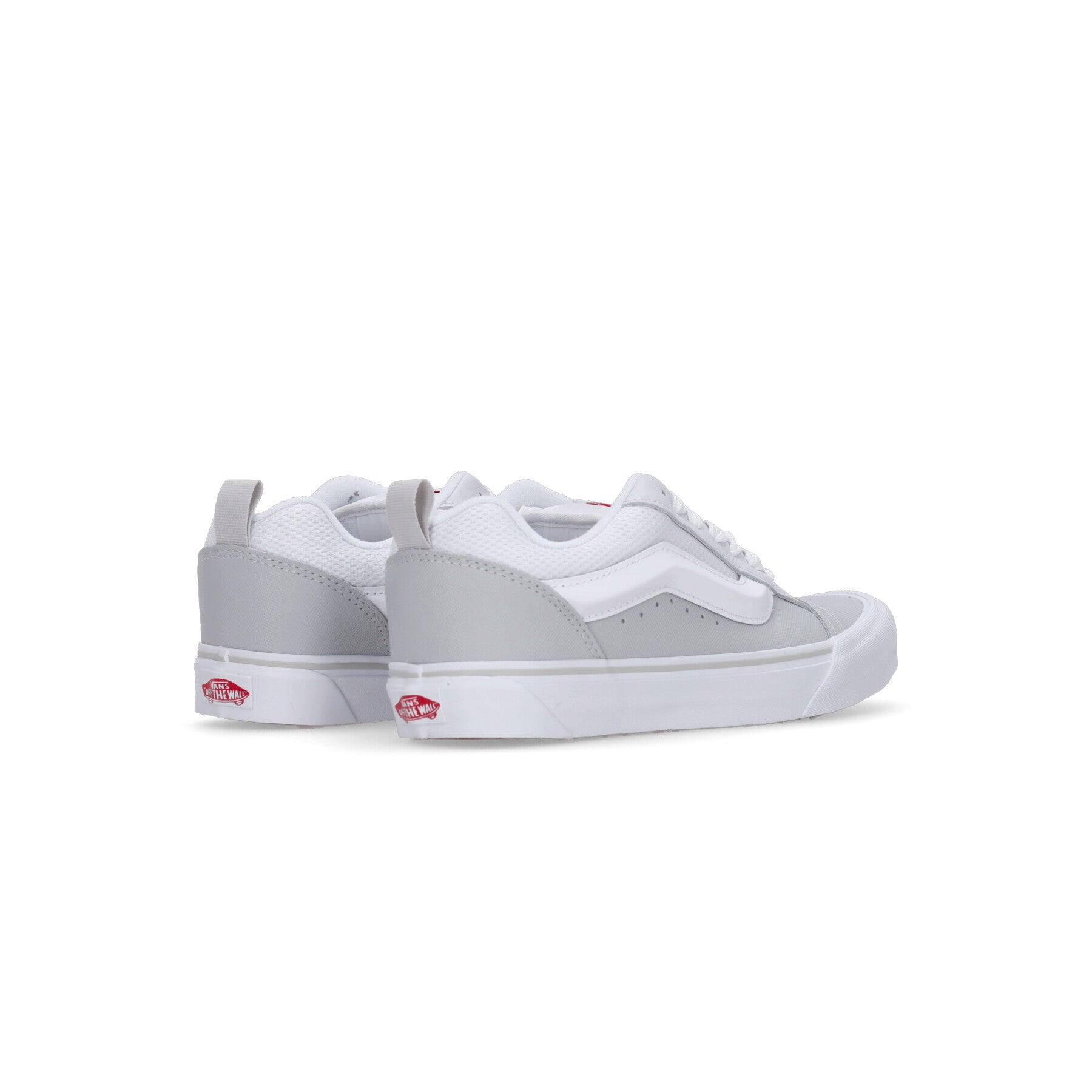 Scarpa Bassa Uomo Knu Skool Retro Skate White/red VN0009QCYF91
