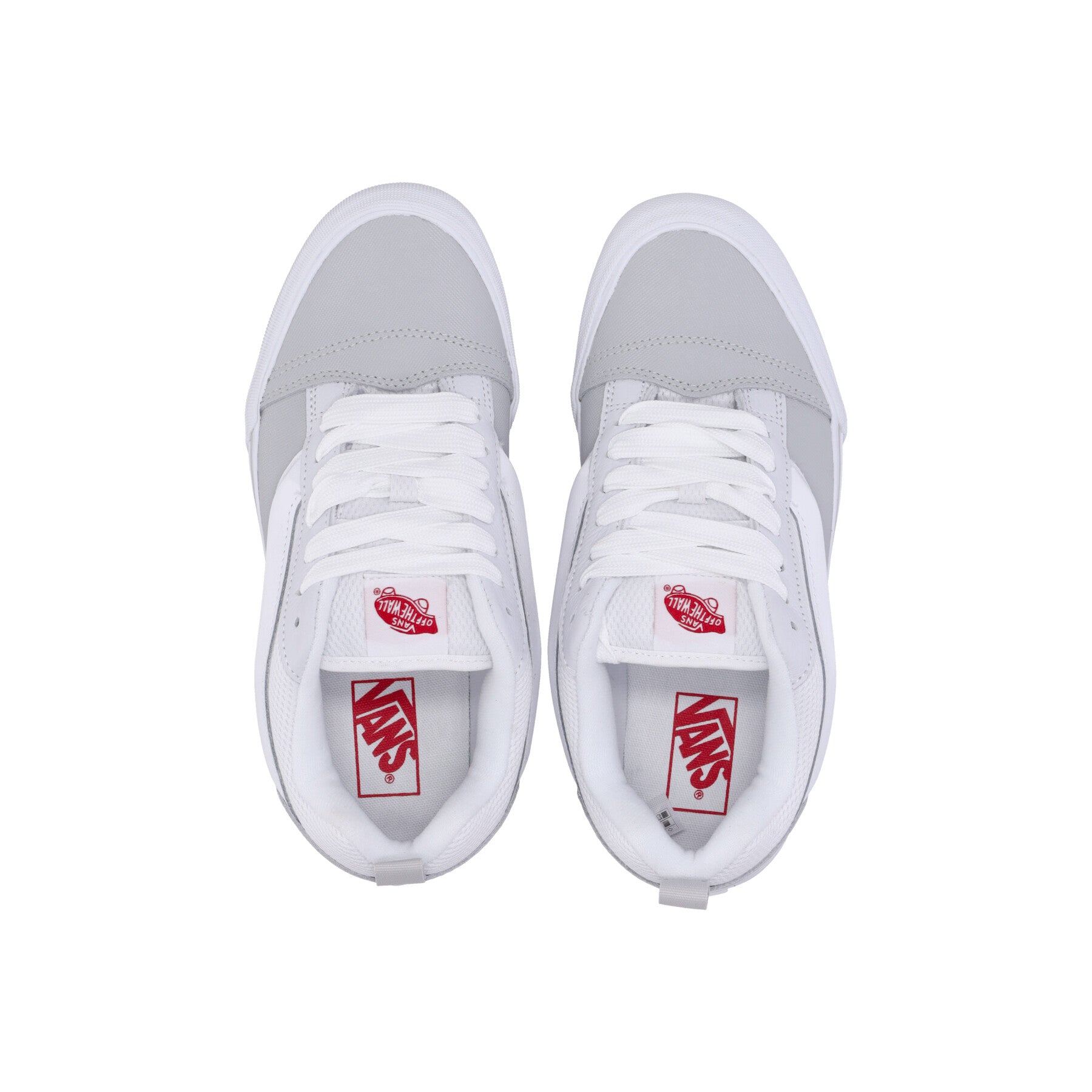 Scarpa Bassa Uomo Knu Skool Retro Skate White/red VN0009QCYF91