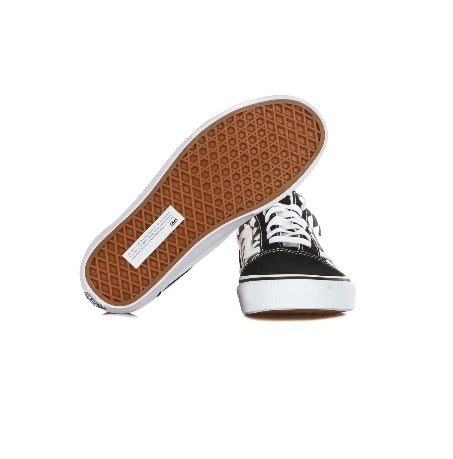 Scarpa Bassa Uomo Old Skool (primary Check) Black/white VN0A38G1P0S1