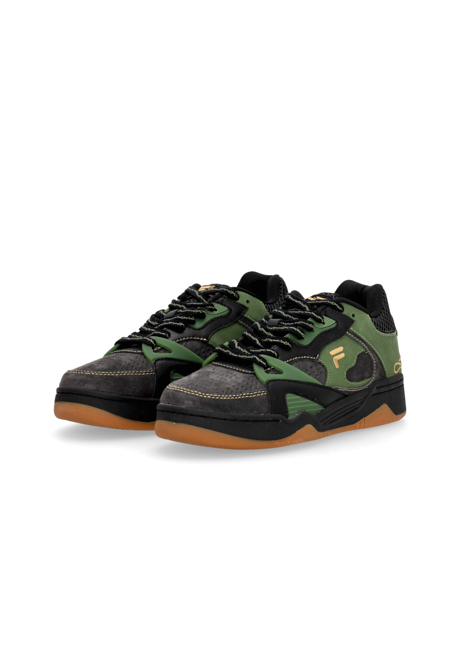Scarpa Bassa Uomo Wayne X Fila Forest/gold/black