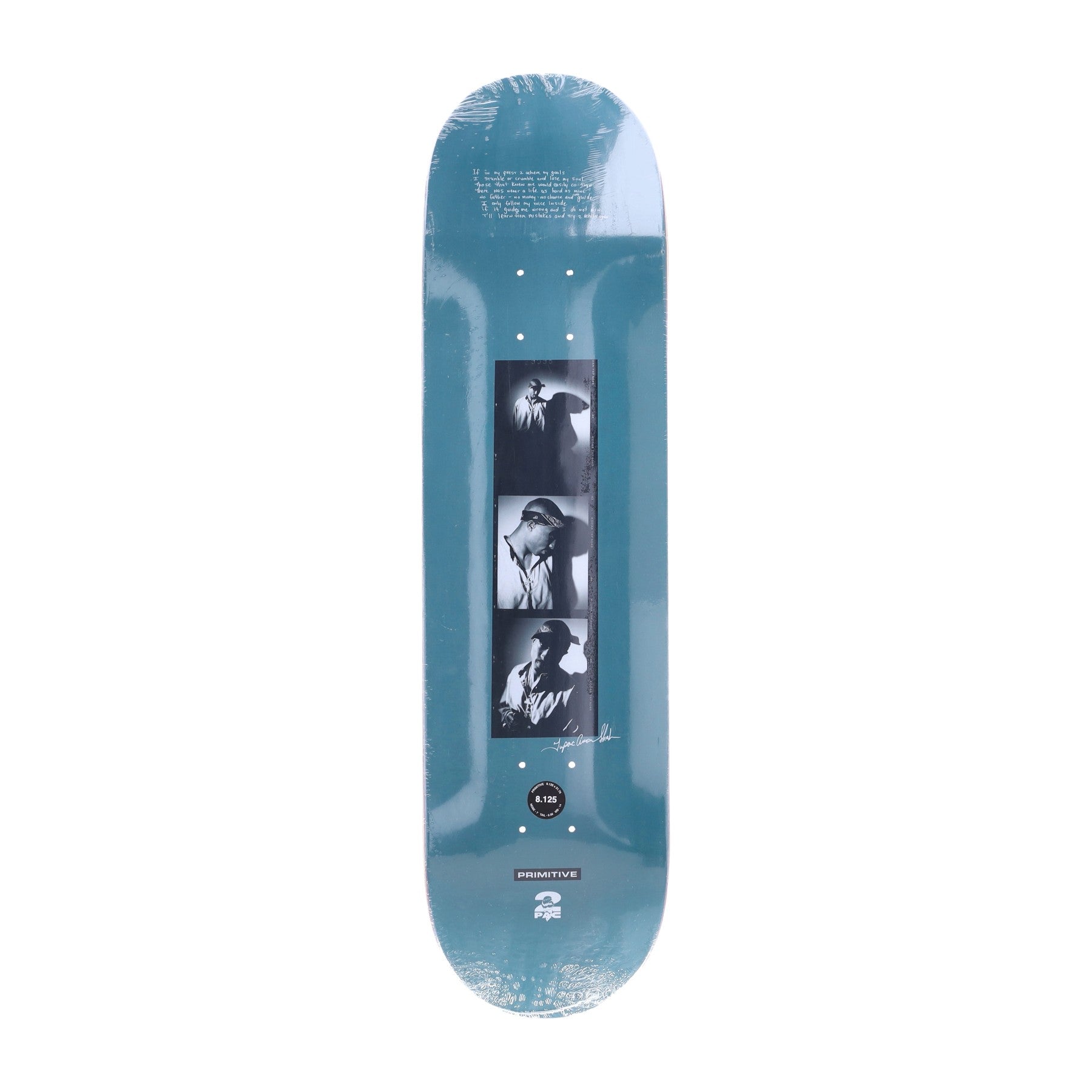 Skateboard Tavola Uomo Shadows Deck X Tupac Green PRSKBW0024