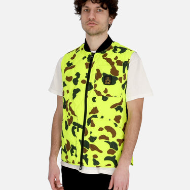 Smanicato Uomo Fred Vest Fluo Yellow Camouflage G23100NS0181000000