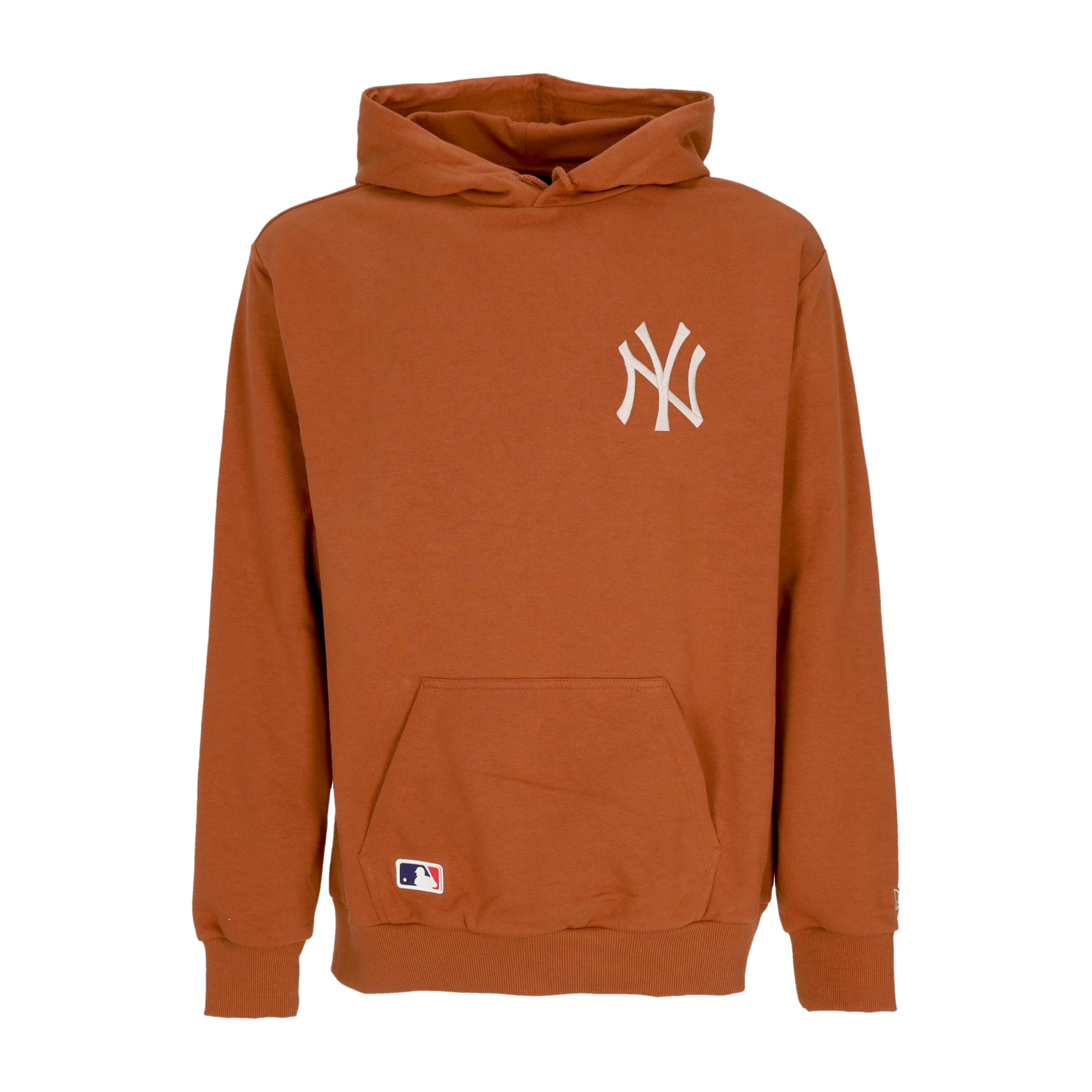 Felpa Cappuccio Uomo Mlb League Essentials Oversize Hoodie Neyyan Earth Brown/stone 60435556