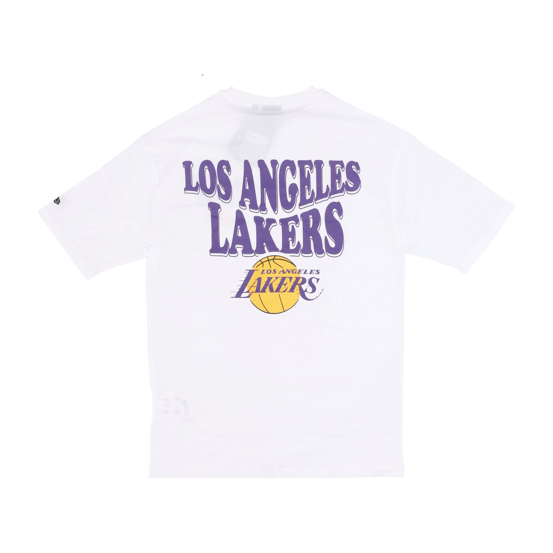 Maglietta Uomo Nba Script Oversize Tee Loslak White/true Purple 60435517