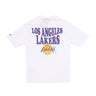Maglietta Uomo Nba Script Oversize Tee Loslak White/true Purple 60435517