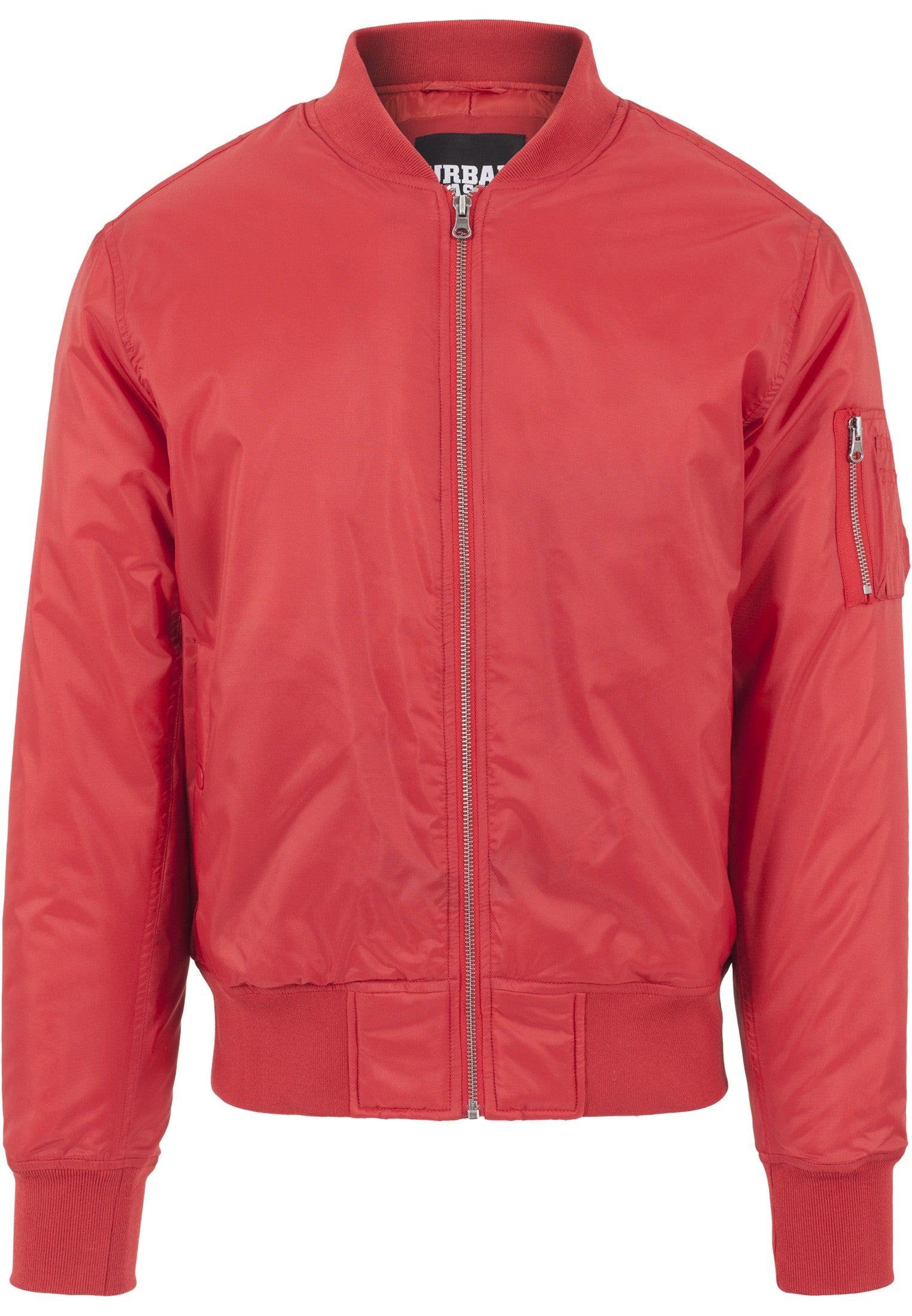 Uomo Basic Bomber Jacket Rosso TB861