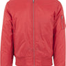 Uomo Basic Bomber Jacket Rosso TB861