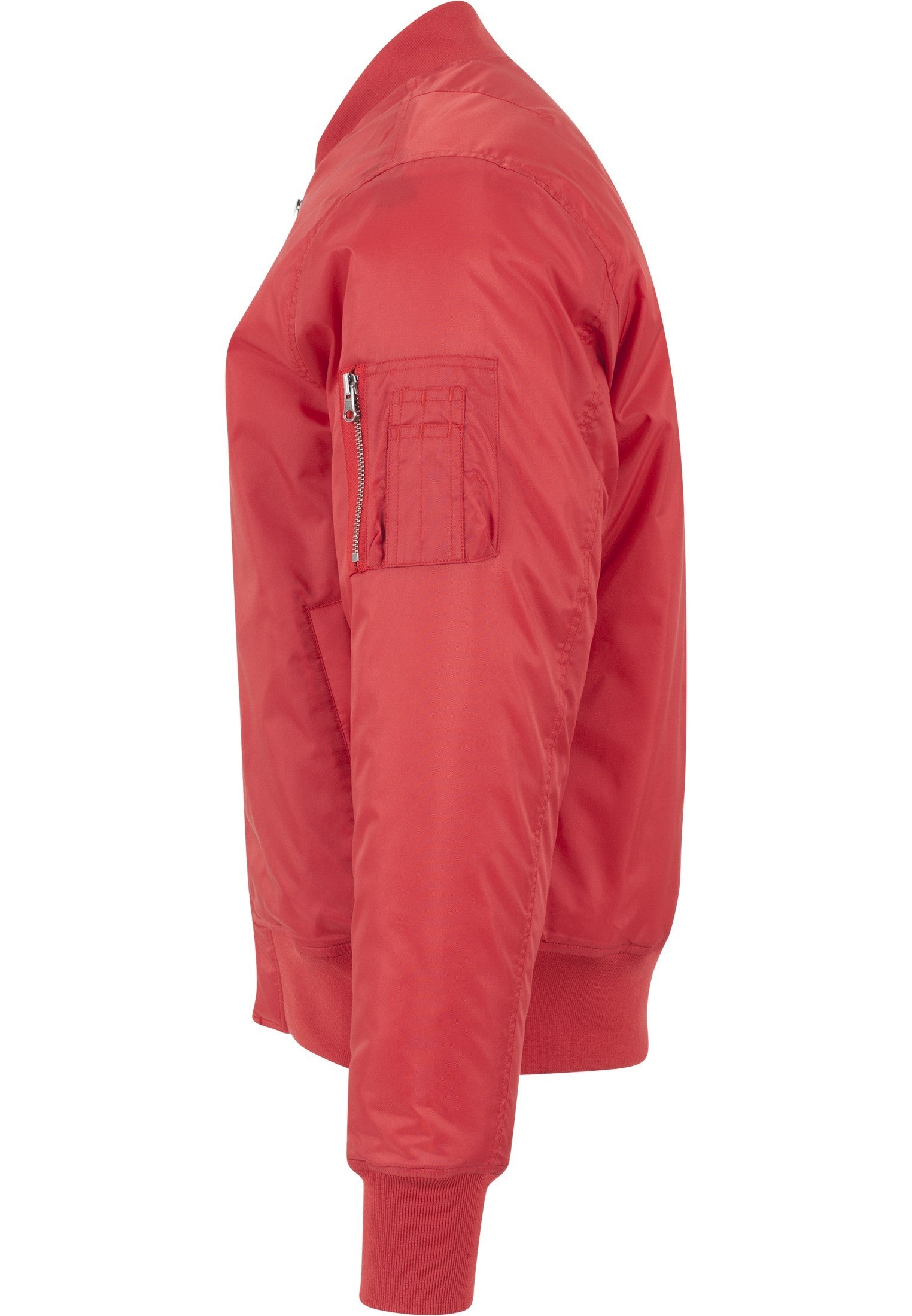 Uomo Basic Bomber Jacket Rosso TB861