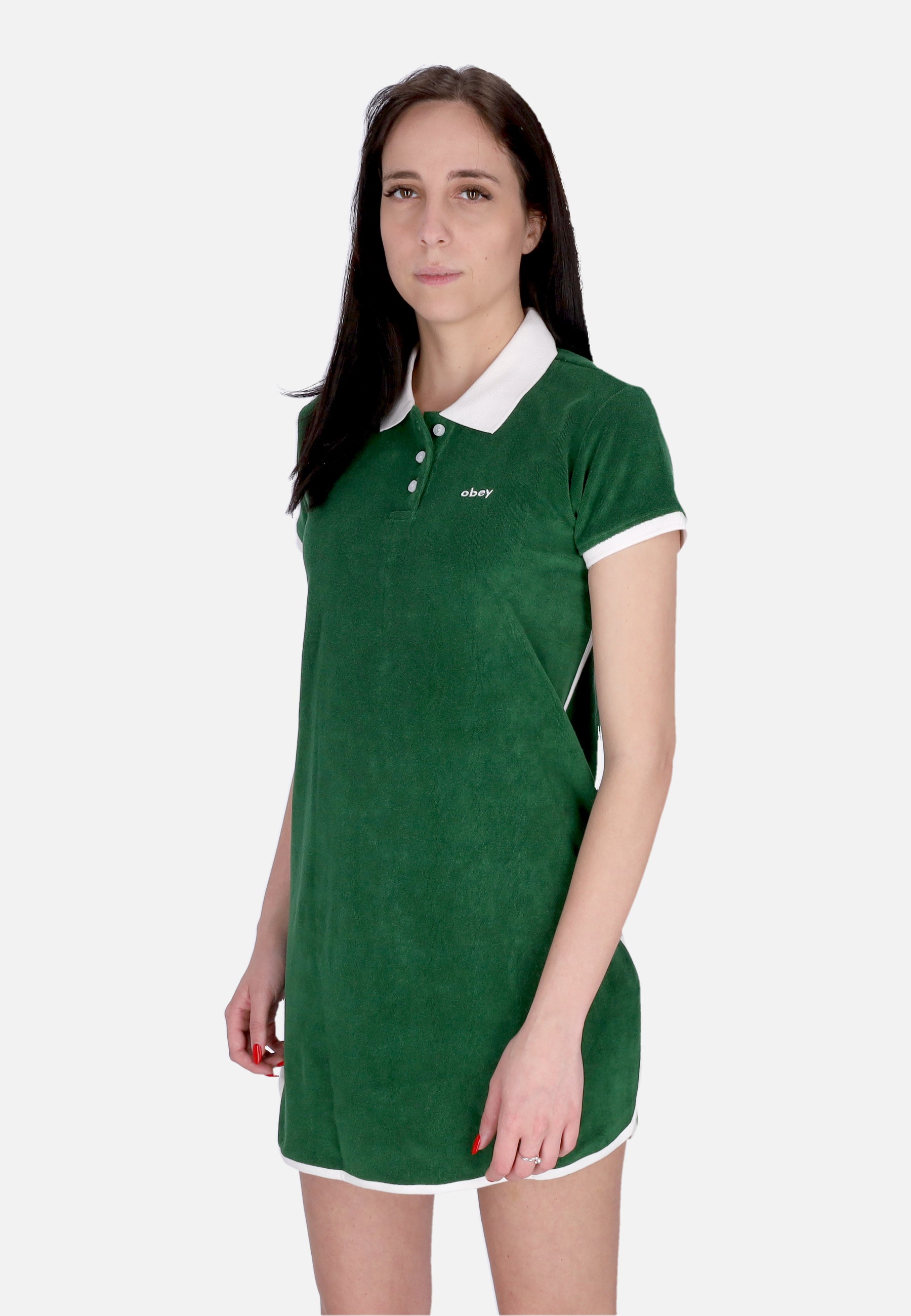 Vestito Donna W Clare Polo Dress Abundant Green 401500423