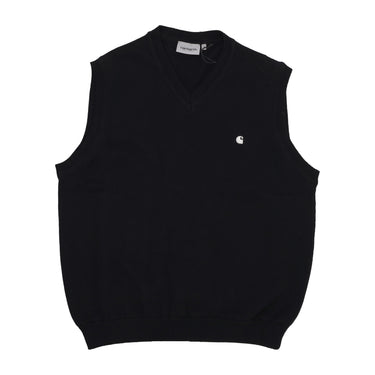 Pullover Smanicato Uomo Madison Vest Sweater Black/wax I033036.K02