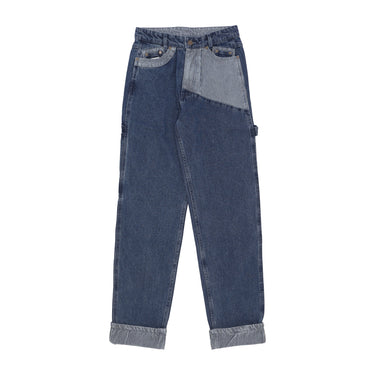 Jeans Uomo Og Stripe Block Denim Baggy Workwear Pants Blue/white 6000601