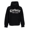 Felpa Cappuccio Uomo Only Script Hooded Black/white I032865.0D2