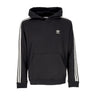 Felpa Cappuccio Uomo 3 Stripes Hoodie Black/white IM2088
