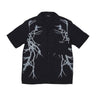 Camicia Manica Corta Uomo Lateral Lightning Shirt Black/white PH00574