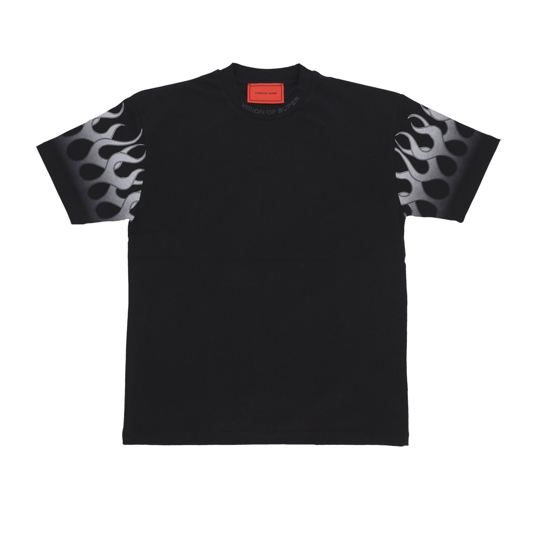 Maglietta Uomo Flames Tee Black/white VS00756