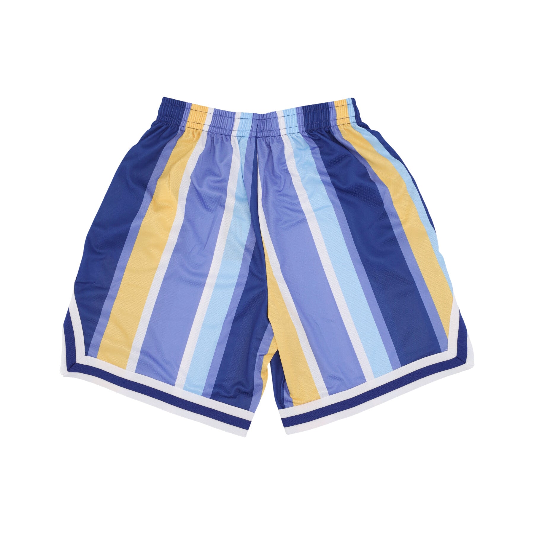 Pantaloncino Tipo Basket Uomo Signature Striped Mesh Shorts Navy/lilac/yellow 6013725